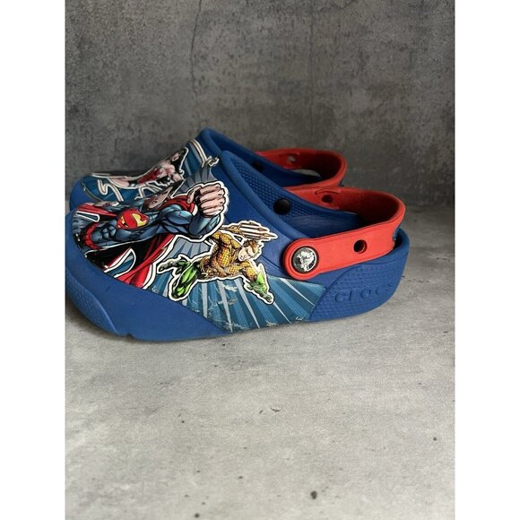 Crocs Justice League Size C 13 Light Up Clogs - Picture 15 of 16